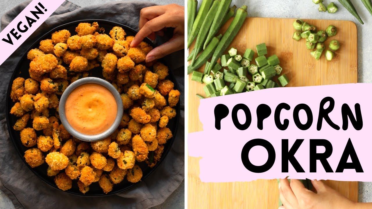 You are currently viewing Crispy Vegan Popcorn Bhindi: Irresistible Okra Bites | Sanjana.Feasts