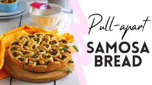 Read more about the article Pull-Apart Samosa Bread: Delicious Vegetarian Party Recipe | Sanjana.Feasts